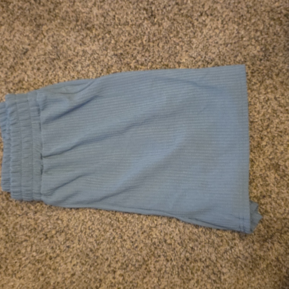 SHEIN Light Blue Ribbed Set - Picture 2 of 4